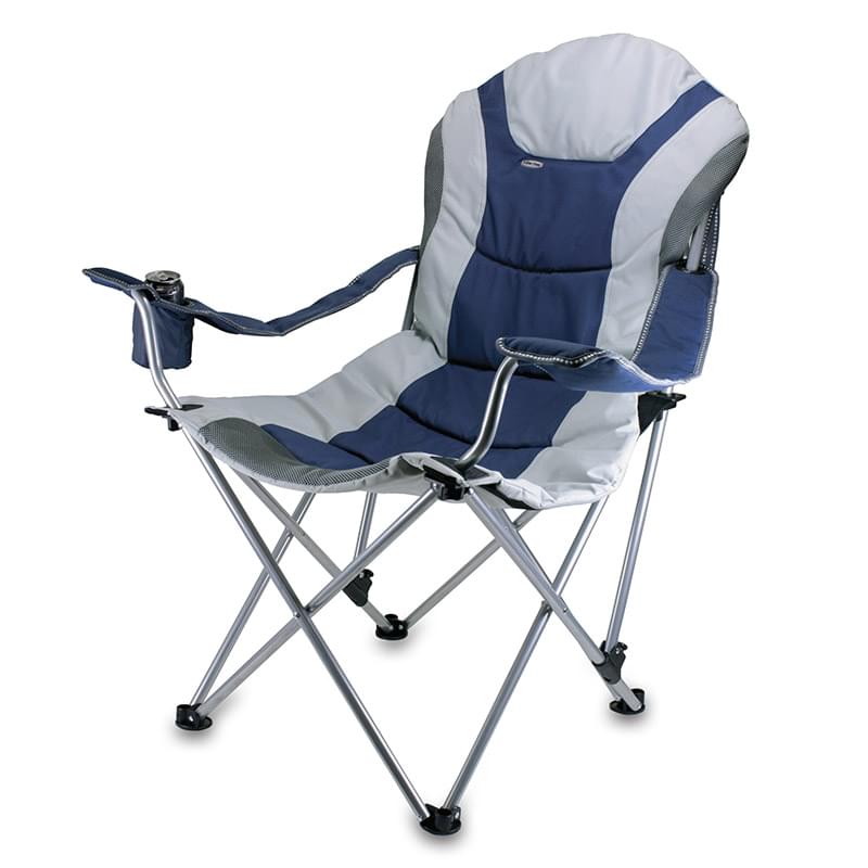 Reclining Camp Chair Folding, Portable Padded Chair