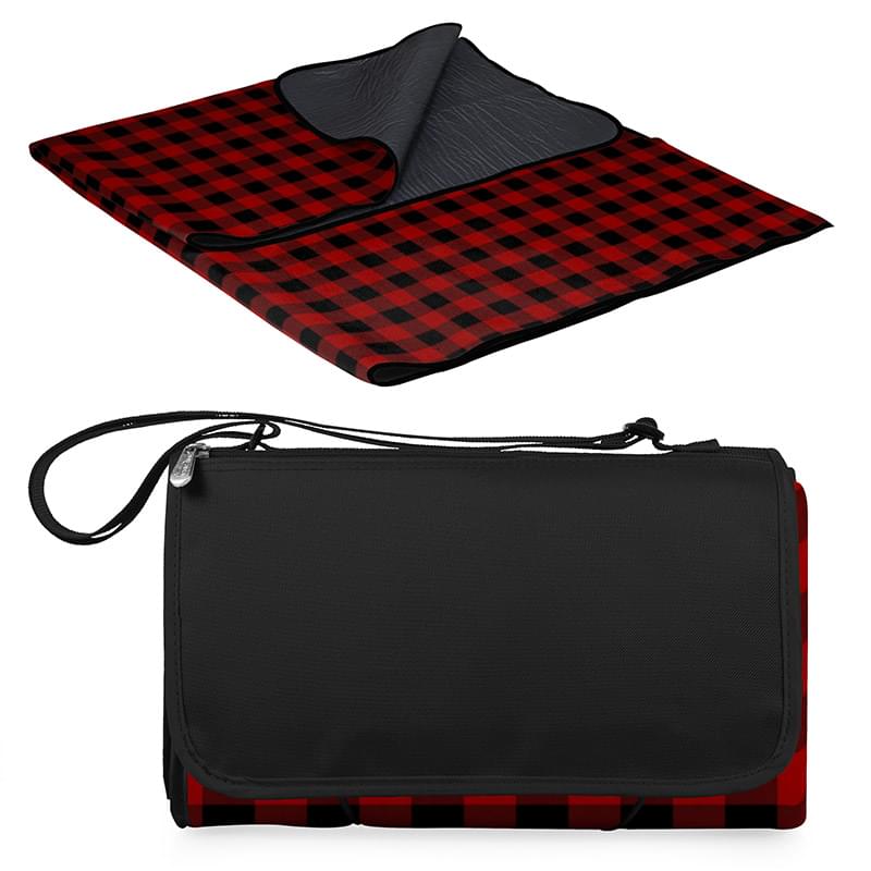 Blanket Tote XL Ex Large Picnic Blanket w/Shoulder Strap and Zipper Pocket