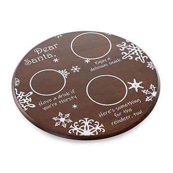 Dear Santa Round Tray